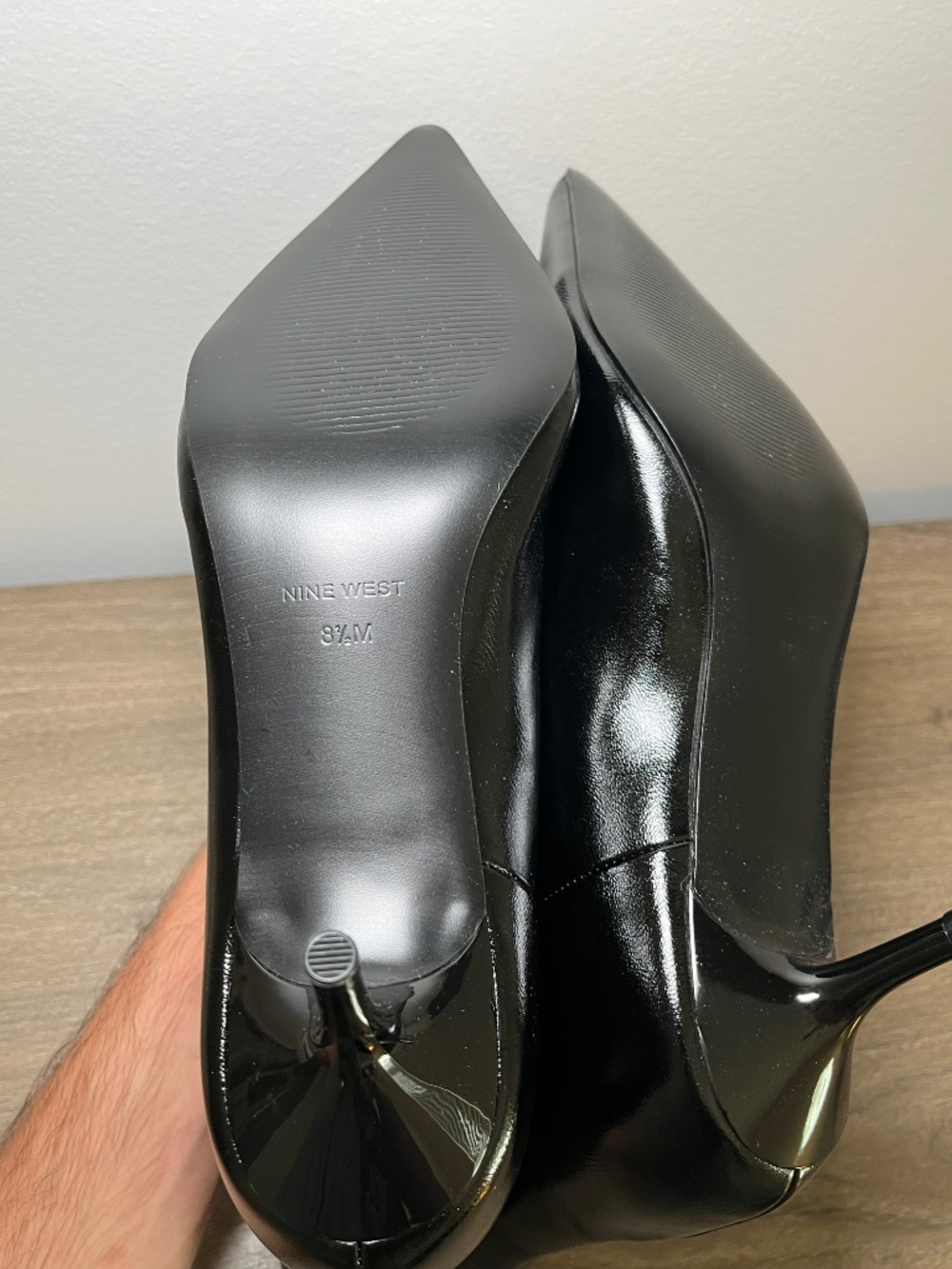 Nine West Ohmy Dress Ankle Leather Booties - Picture 2 of 5